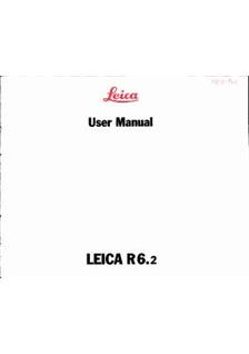 Leica R 6.2 manual. Camera Instructions.